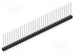 Connector: pin strips; pin header; male; PIN: 33; 2.54mm; THT; 1x33