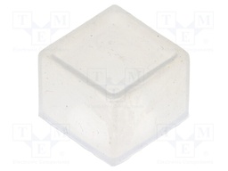 Cover; IP68; transparent; LAS2F; 15x15x12mm