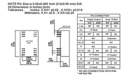 Converter: DC/DC; 3.3/6W; Uin: 18÷72V; Uout: 15VDC; Uout2: -15VDC