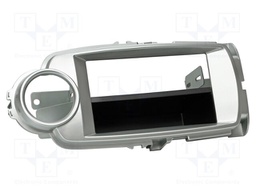 Radio frame; Toyota; 2 DIN; silver