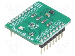 Click board; temperature sensor; I2C; TMP117; mikroBUS connector