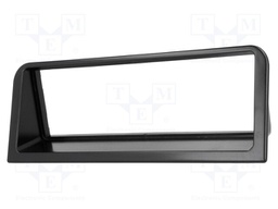 Radio mounting frame; Peugeot; 1 DIN; black