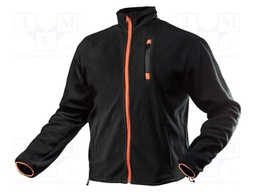 Fleece sweatshirt; Size: 58,XXL; black; OUTDOOR; 300g/m2