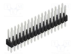 Connector: pin strips; pin header; male; PIN: 34; 1.27mm; THT; 2x17
