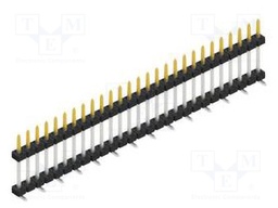 Connector: pin strips; pin header; male; PIN: 27; 2mm; SMT; 1x27