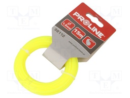 Trimmer line; L: 15m; Mat: nylon; Shape: round; Size: 1.6mm