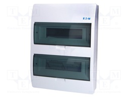 Enclosure: for modular components; IP40; white; No.of mod: 24