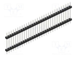 Connector: pin strips; pin header; male; PIN: 30; 2mm; THT; 1x30