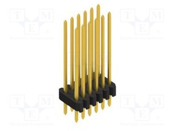 Connector: pin strips; pin header; male; PIN: 12; 1.27mm; THT; 2x6