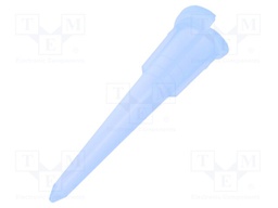 Needle: plastic; 1.25"; Size: 22; double tapered,straight; 0.41mm