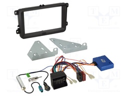 Adapter for control from steering wheel; Seat,VW,Škoda; black