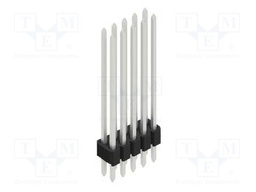 Connector: pin strips; pin header; male; PIN: 10; 1.27mm; THT; 2x5
