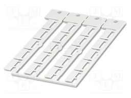 Marker label, plastic, plate with 20 labels