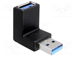 Adapter; USB 3.0; USB A socket,USB A plug 90° up/down