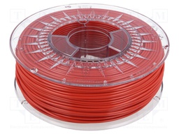 Filament: PLA; 2.85mm; red; 200÷235°C; 1kg; ±0,05mm