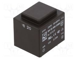 Transformer: encapsulated; 2.3VA; 240VAC; 15V; 153mA; Mounting: PCB