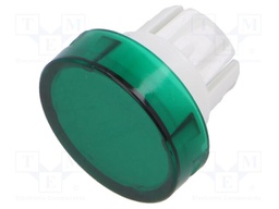 Lens, Raised, Round, Green, 51 Series