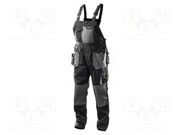 Dungarees; Size: 54; grey-black; HD; on suspenders; 267g/m2