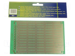 Board: universal; eurocard,single sided,prototyping; W: 100mm
