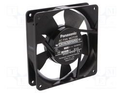Fan: AC; axial; 115VAC; 120x120x25mm; 108m3/h; 34dBA; ball bearing