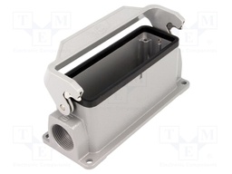 Enclosure: for Han connectors; Han HMC; size 24B; with latch
