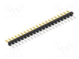 Connector: pin strips; pin header; male; PIN: 21; 2.54mm; SMT; 1x21