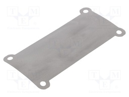 Heat transfer pad: graphite; L: 124mm; W: 63.3mm; Thk: 0.2mm; 20W/mK