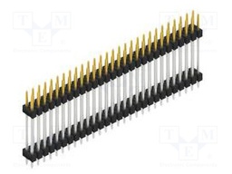 Connector: pin strips; pin header; male; PIN: 56; 2.54mm; THT; 2x28