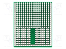 Board: universal; single sided,prototyping; W: 46.99mm; L: 57.78mm