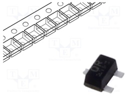 Transistor: N-MOSFET; unipolar; 20V; 0.2A; Idm: 0.4A; 0.15W; SC89