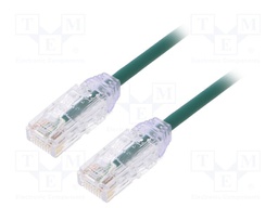 Patch cord; TX6-28™,U/UTP; 6; stranded; Cu; LSZH; green; Len: 5m