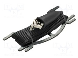Test lead; black; Works with: CA-6472; 2m