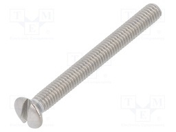 Screw; M4x40; Head: countersunk; slotted; 1mm; A2 stainless steel