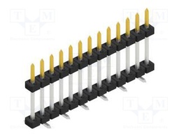 Connector: pin strips; pin header; male; PIN: 13; 2mm; SMT; 1x13