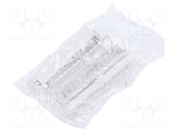 Terminals cover; light grey; UL94V-0; Mat: ABS; 5.08mm; Pcs: 4