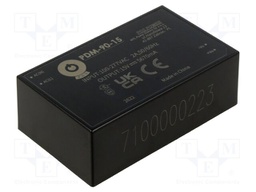 Converter: AC/DC; 85.05W; 85÷305VAC; Usup: 100÷430VDC; Uout: 15VDC