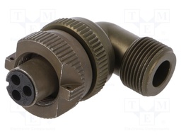 Connector: circular; Series: DS/MS; plug; female; PIN: 3; for cable