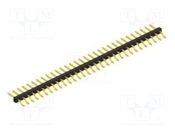 Connector: pin strips; pin header; male; PIN: 31; 2mm; SMT; 1x31