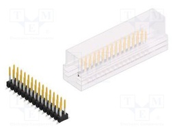 Connector: pin strips; pin header; male; PIN: 30; 2.54mm; SMT; 2x15