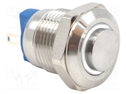 Switch: vandal resistant; Pos: 2; SPST-NO; 2A/36VDC; IP65; OFF-(ON)