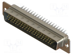 Connector: D-Sub HD; PIN: 62; socket; male; straight; THT; MHDD