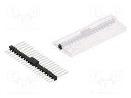 Connector: pin strips; pin header; male; PIN: 20; 2.54mm; SMT; 1x20