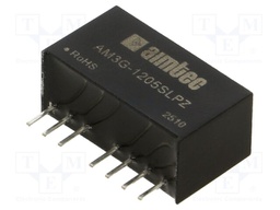 Converter: DC/DC; 3W; Uin: 9÷18V; Uout: 5VDC; Iout: 600mA; SIP8; THT