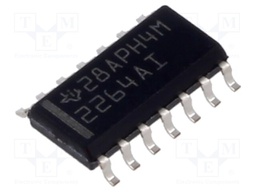 IC: operational amplifier; 730kHz; Ch: 4; SO14; tube; IB: 800pA