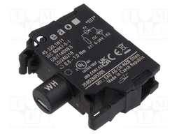 Illuminating unit; 22mm; 45; front fixing; 6÷24VAC; Colour: white