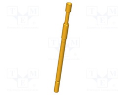 Test needle; Operational spring compression: 4mm; 5A; Ø: 2mm; 0.6N