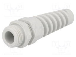 Cable gland; with strain relief; M16; IP68; Mat: polyamide; grey