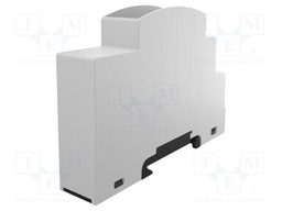 Enclosure: for DIN rail mounting; Y: 88.2mm; X: 18mm; Z: 62mm; grey