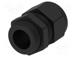 Cable gland; without nut; M25; 1.5; IP68; Mat: polyamide; black