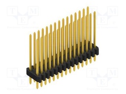 Connector: pin strips; pin header; male; PIN: 30; 1.27mm; THT; 2x15